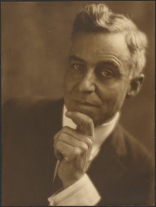 Portrait of a Man with Chin in Hand by Louis Fleckenstein