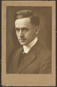 Portrait of a Man with High Collar by Louis Fleckenstein