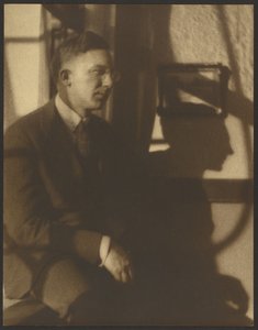 Portrait of a Man with Shadows by Louis Fleckenstein