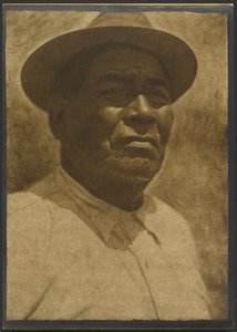 Portrait of a Native American Man by Louis Fleckenstein