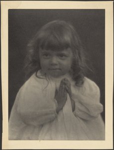 Portrait of a Praying Child by Louis Fleckenstein
