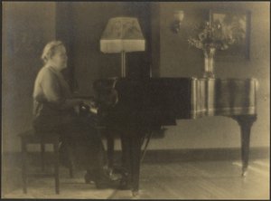 [Portrait of a Woman Seated at the Piano]