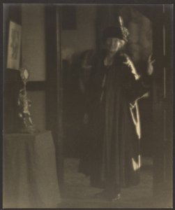 Portrait of a Woman in Doorway by Louis Fleckenstein