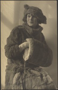 Portrait of a Woman in Furs with Muff