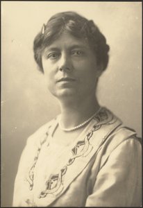 Portrait of a Woman with Applique Collar
