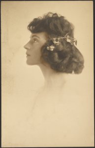 Portrait of a Woman with Flower Wreath