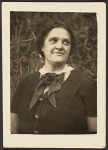 Woman with Neck Tie by Louis Fleckenstein