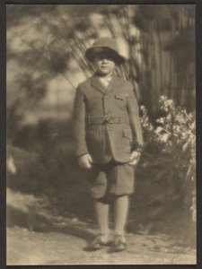 Young Boy in Garden