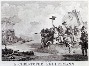 The General and Marshal Francois Christophe Kellermann During the Battle of Valmy on 20 September 1792 by Louis Francois Couche