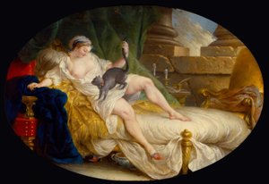 Julie Discovers She Has Been Abandoned by Louis Gabriel Blanchet