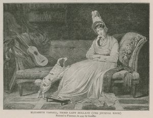 Elizabeth Vassall, third Lady Holland by Louis Gauffier