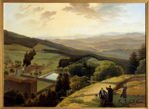 The Arno Valley Seen from the Convent of Vallombrosa, near the Paradisino