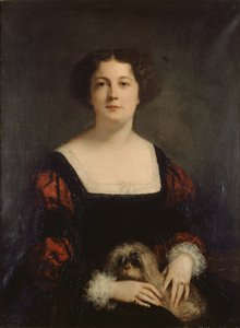 Portrait of Apollonie Sabatier, c. 1850