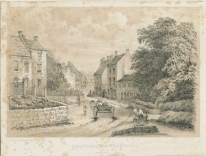 Eccleshall Village by Louis Haghe