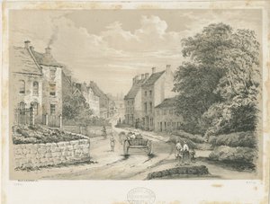 Eccleshall Village by Louis Haghe