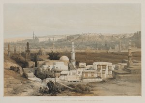 Egypt and Nubia, Volume III: Cairo from the Gate of Citzenib, Looking towards the Desert of Suez