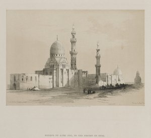 Egypt and Nubia, Volume III: Tombs of the Caliphs-Cairo. Mosque of Ayed Bey, 1849