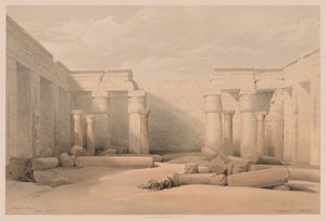 Egypt and Nubia: Volume II - No. 18, Medinet Abou, Thebes, 1832