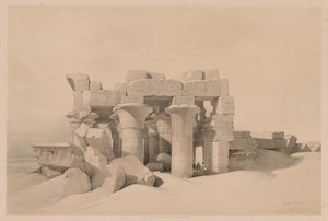 Egypt and Nubia: Volume II - No. 42, Ruins of Kom Ombo, 1838
