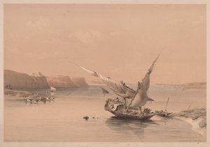 Egypt and Nubia: Volume II - No. 6, Approach to the Fortress of Ibrim, Nubia