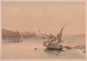 Egypt and Nubia: Volume II - No. 6, Approach to the Fortress of Ibrim, Nubia