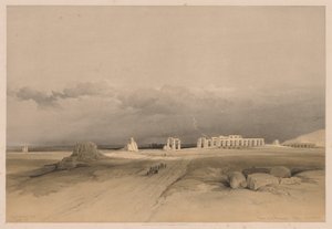 Egypt and Nubia: Volume II - No. 8, Ruins of the Memnonium, Thebes