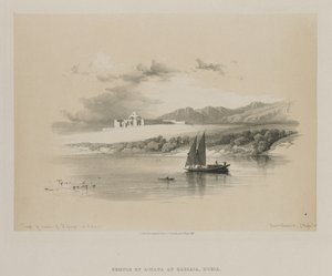 Egypt and Nubia, Volume II: Temple of Amdda, of Hassaya in Nubia, 1847 by Louis Haghe