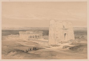 Egypt and Nubia: Volume I - No. 34, Temple of Edfou. Ancient Appolinopolis, Upper Egypt