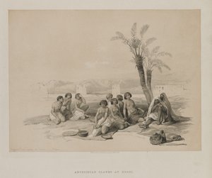 Abyssinian Slaves Resting at Korti-Nubia