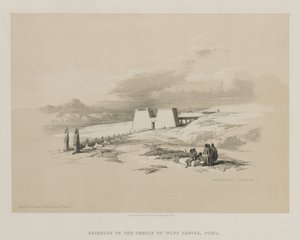 Egypt and Nubia, Volume I: Approach to the Temple of Wady Saboua, Nubia