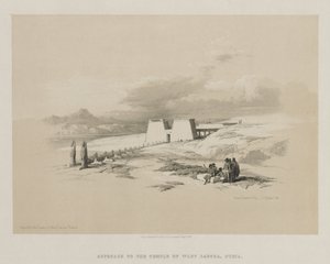 Egypt and Nubia, Volume I: Approach to the Temple of Wady Saboua, Nubia, 1847