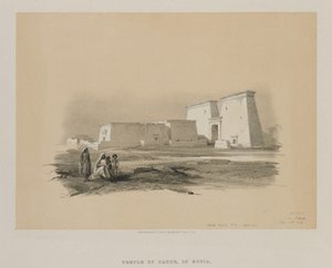Dakke, in Nubia by Louis Haghe