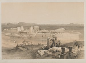 Egypt and Nubia, Volume I: General View of the Island of Philae, Nubia, 1846