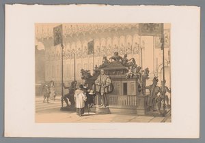Tomb of Emperor Louis the Bavarian in Munich by Louis Haghe