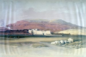 Medinet Abou, Thebes, 8th December 1832, Egypt, 19th Century