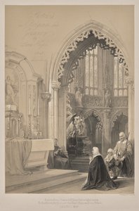 Sketches in Belgium and Germany, Second Series: No. 1 - Title Page - St. Jacques, Liege by Louis Haghe