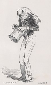 His son, who looked like him in every way ... from Scenes from the Private and Public Life by Louis Henri Brévière