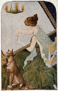 Penelope with its tapestry by Louis Henri de Rudder