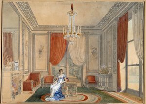 View of the Silver Salon at the Elysee Palace in the Time of Caroline and Joachim Murat