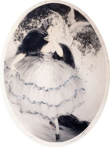 Lady with Two Doves