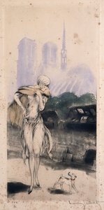 On the Quay by Louis Icart