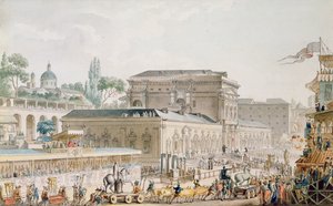Antiquities Found at Herculaneum Being Transported to the Naples Museum
