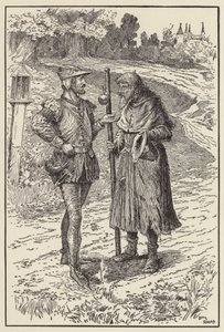 Come, change thine apparel for mine, old man by Louis John Rhead