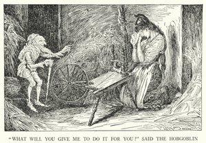 "What Will You Give Me to Do It for You?" Said the Hobgoblin by Louis John Rhead