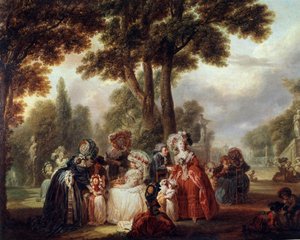 Reunion of Nobles in a Garden