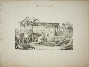 Mill at Gravelle, II by Louis Jules Frederic Villeneuve