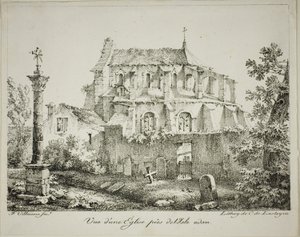 View of a Church Near l