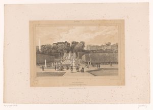View of the Castle of Saint-Cloud in the Park of Saint-Cloud