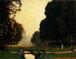 The Little Fulda in the Karlsaue Park, Kassel