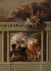 The Rape of Proserpine, Design for the Staircase of Devonshire House, London